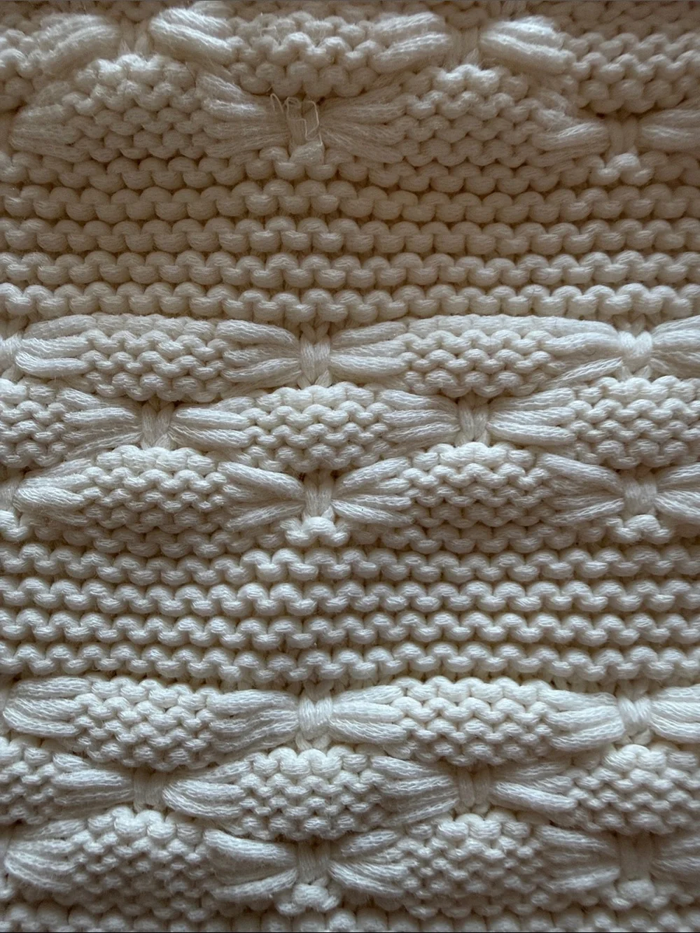 Amanda Uprichard Cream Textured Fringe skirt